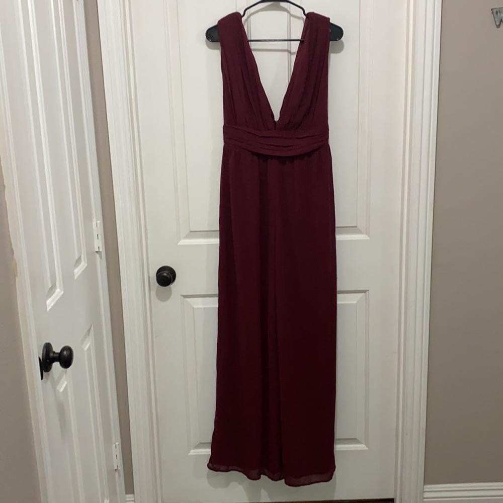 NWOT Maroon Jumpsuit